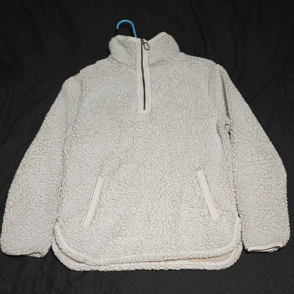 Cozy Cream Sherpa Pullover